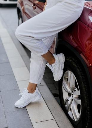 Кроссовки адидас женские озвего обувь взуття кеды белые adidas ozweego white2 фото