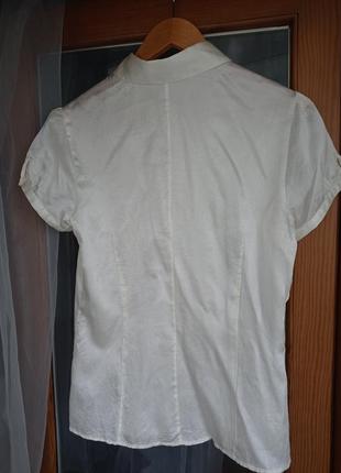 Блузка-рубашка esprit шёлк-хлопок 44 размер2 фото