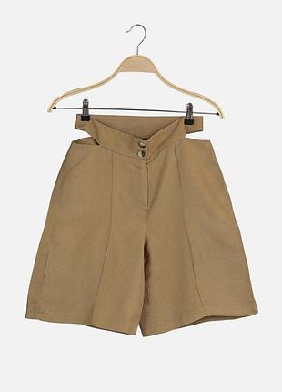 Trendyol верблюжені кнопкові шорти & бермудські острови