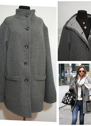 Двустороннее большой размер легкое теплое шерстяное пальто пальто батал