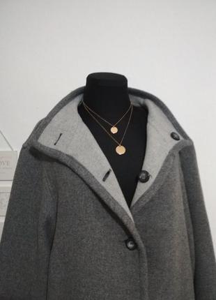 Двустороннее большой размер легкое теплое шерстяное пальто пальто батал7 фото
