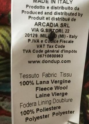 Красивый шерстяной (100%) пиджак  бренда dondup, италия10 фото