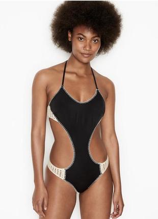 Злитий Купальник carova crochet one-piece victoria's secret оригінал