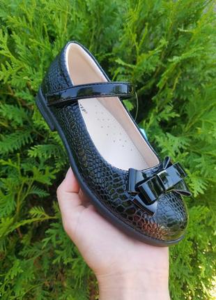 Чорні туфлі для дівчинки 29-33 р1 фото