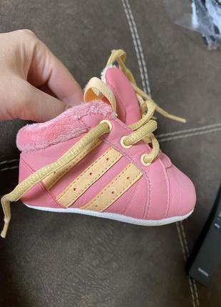 Дитячі кросівки, кеди перша взуття adidas 173 фото