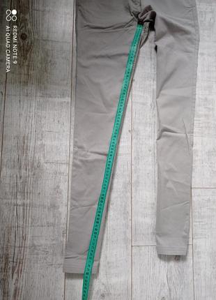 Женские серые приталенные штаны с високой посадкой приталенные в идеальном состоянии9 фото