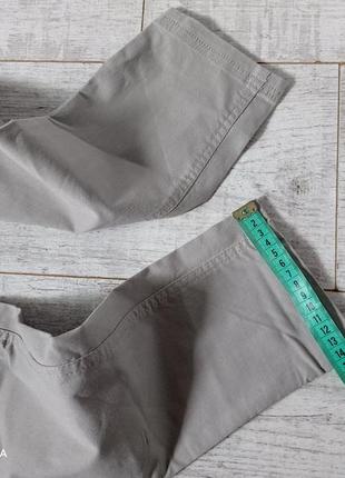 Женские серые приталенные штаны с високой посадкой приталенные в идеальном состоянии8 фото