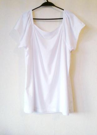 Нова сорочка подовжена білосніжна блузка 22-24 uk evans3 фото