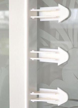 Блокиратор для раздвижных систем 1 шт, замок блокиратор на шкаф купе от детей,...