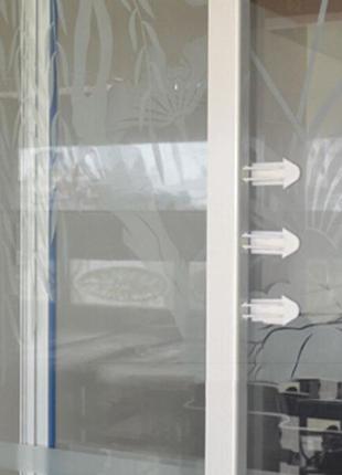 Блокиратор для раздвижных систем 1 шт, замок блокиратор на шкаф купе от детей,...