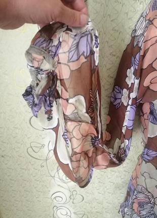 Nolita шёлковая блуза в цветочный принт.3 фото