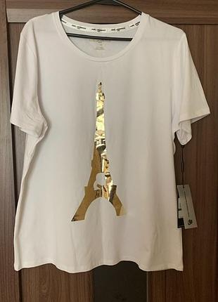 Футболка с принтом karl lagerfeld оригинал!2 фото