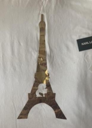 Футболка с принтом karl lagerfeld оригинал!5 фото