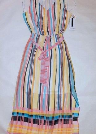 Легкое платье сарафан макси nine west размеры 6-s-m, 12-l,14- xl3 фото