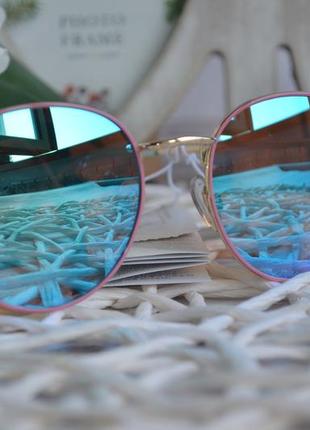 H&m нові фірмові дитячі сонцезахисні окуляри в металевій оправі6 фото