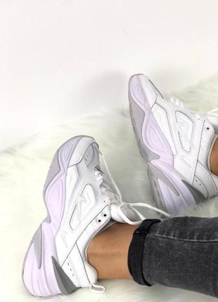 Nike m2k tekno triple white кроссовки найк женские техно м2к4 фото