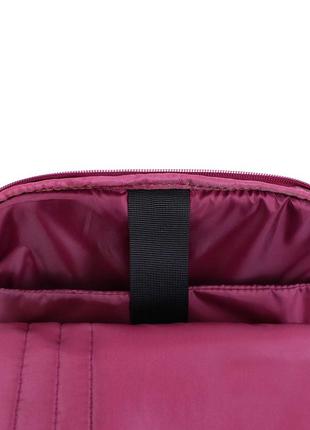 Рюкзак женский розовый под ноутбук bagland hope 13 л. бордо4 фото