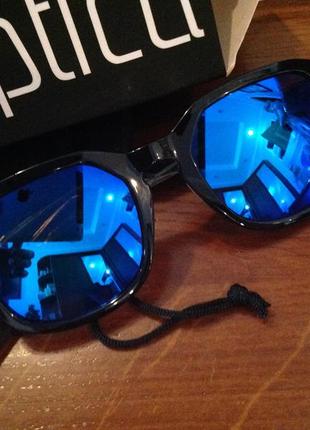 Дзеркальні, сонцезахисні окуляри бренду "la optica", uv 400, німеччина