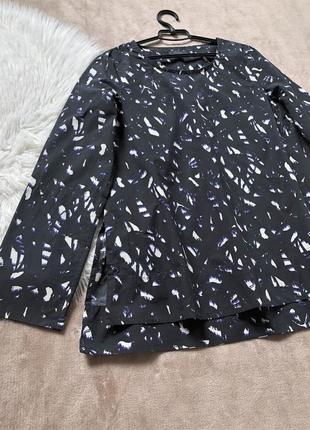 Женская стильная блуза блузка с длинными рукавами и абстрактным принтом cos5 фото