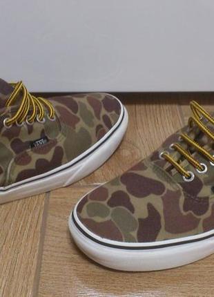 Кеды мужские камуфляжные ванс вэнс кеди чоловічі🛹vans off the wall camoflauge tc8r р.42,5🇨🇳5 фото