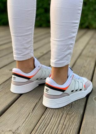 Кроссовки adidas drop step ‘white grey’4 фото