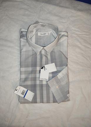 calvin TER klein рубашка мужская в клетку