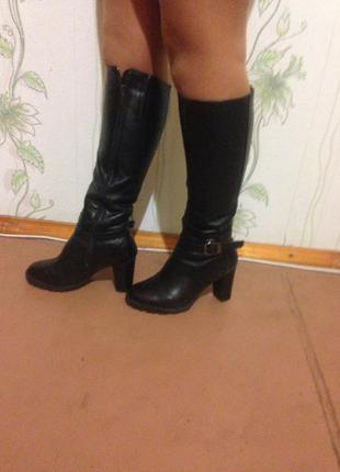 Чоботи зимові шкіряні 37 розмір