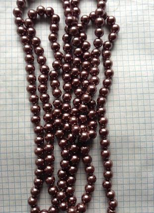 Бусы длинные. жемчуг майорка.