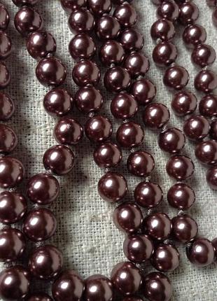Бусы длинные. жемчуг майорка.