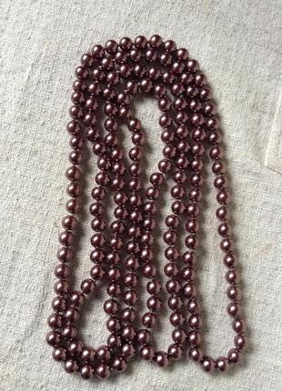 Бусы длинные. жемчуг майорка.