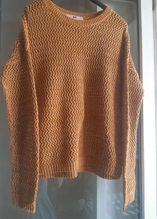 Светр springfield в‘язаний золотий