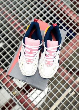 Мужские кроссовки nike m2k tekno blue white,кроссовки найк м2к текно синий с белым не высокая платформа7 фото