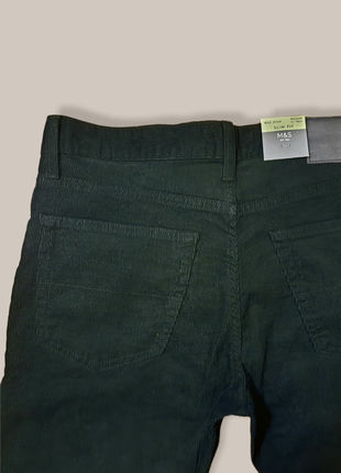 Вельветовые брюки slim fit с 5 карманами2 фото