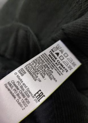 Вельветовые брюки slim fit с 5 карманами6 фото