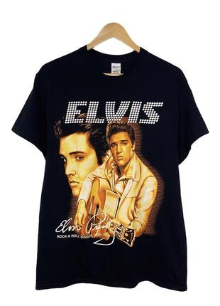 Elvis presley винтажная мерч elvis presley vintage rock&roll band tee
