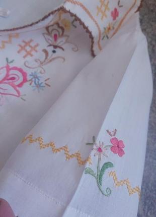 Винтажная батистовая блуза # вышивка #ручная работа. daffodil.5 фото