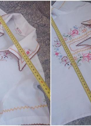 Винтажная батистовая блуза # вышивка #ручная работа. daffodil.10 фото