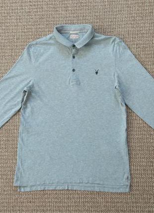 All saints bramford ls polo лонгслив кофта поло оригінал (m)