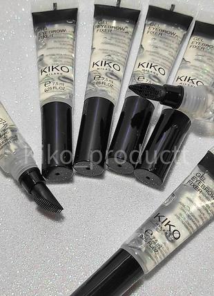 Гель для фіксації брів kiko gel eyebrow fixer