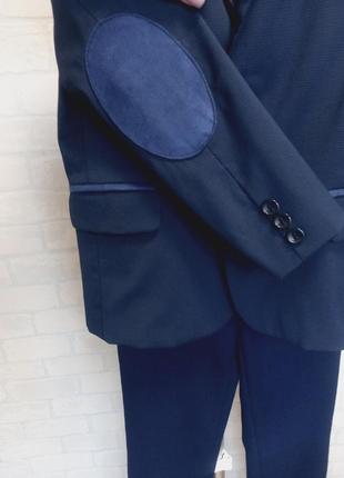 Піджак класика хлопчик 6-7років   122 см синій новий6 фото