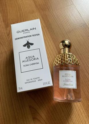 Женские духи guerlain agua allegoria flora cherrysia tester 75 ml.1 фото