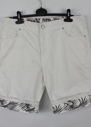 Белоснежные джинсовые шорты denim co slim fit white shorts