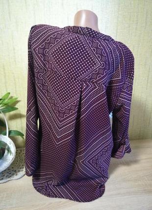 Блуза свободного кроя с удлиненной спинкой4 фото