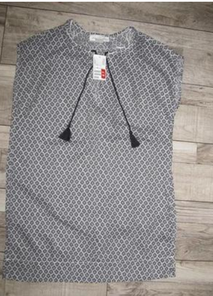 Котонові туніка від h&m р. 8 на ріст 160/80а