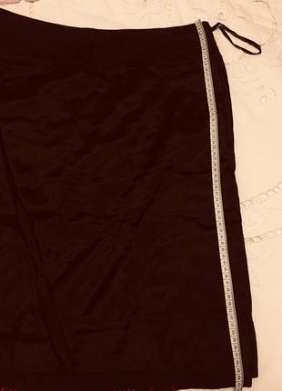 Юбка сатиновая  с вышивкой8 фото
