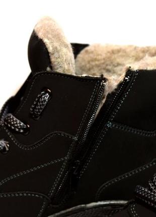 Ботинки мужские sigol черные зимние (сб-06)5 фото