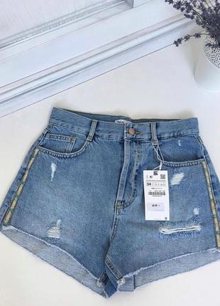 Джинсовые шорты zara