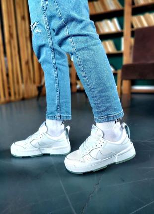 Nike dunk white	кроссовки найк женские аир форс кеды данк данки8 фото