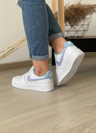 Nike air force 1 кроссовки найк женские форсы аир форс кеды double swoosh lv85 фото