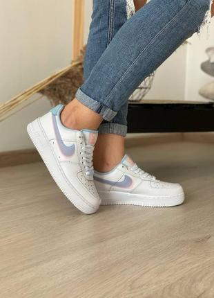 Nike air force 1 кроссовки найк женские форсы аир форс кеды double swoosh lv88 фото